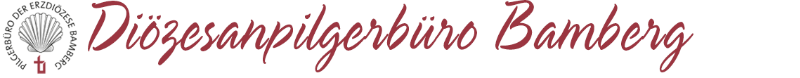 Schriftzug im Kopf der Homepage des Pilgerbüros Bamberg